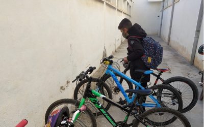 Ir con bici o patín al cole, una propuesta a favor del medio ambiente para los escolares sajeños