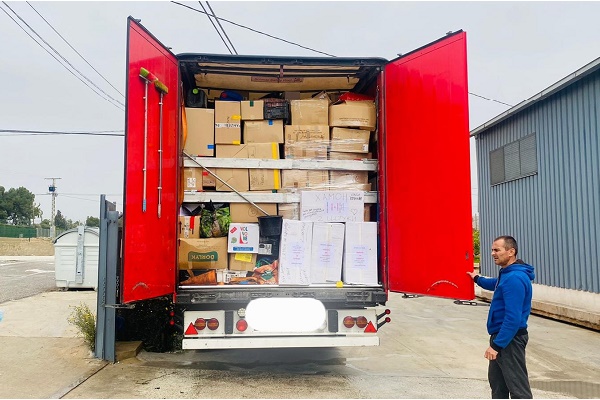 AEGC entrega el segundo cargamento de ayuda humanitaria en Leópolis, Ucrania