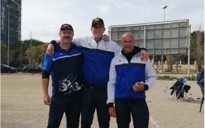 Uno de los equipos del Club Petanca Sax logra clasificarse para el Autonómico de Tripletas
