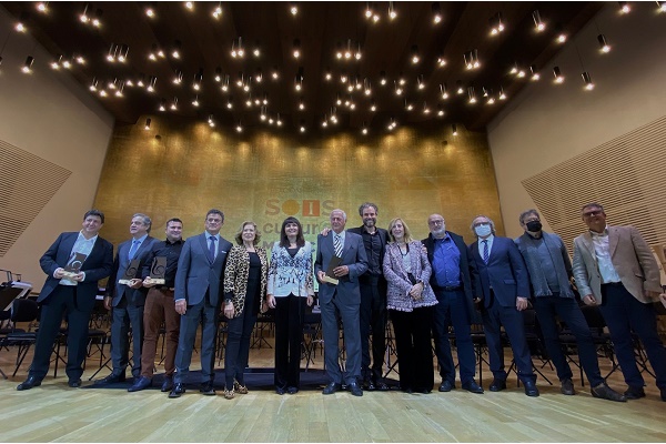 La Diputación entrega los Premios Sois Cultura Musical en homenaje a los grandes compositores alicantinos