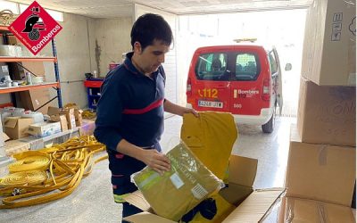 El Consorcio de Bomberos de la Diputación envía equipamiento al personal de emergencias de Ucrania