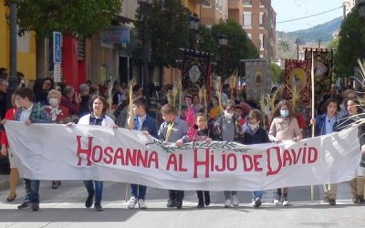 La Semana Santa vuelve a la ‘normalidad’ en Sax, con procesiones en las calles y sin limitaciones horarias
