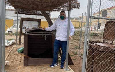 Sax amplía la red de puntos de compostaje comunitario con una nueva isla