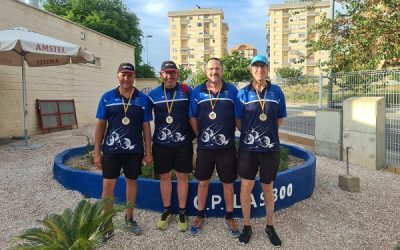 El Club Petanca Sax se queda a un solo punto de la clasificación para el Campeonato de España