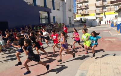 Se celebró tras dos años de suspensión la San Silvestre escolar del Cervantes en Sax