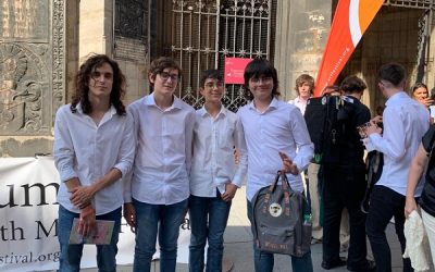 Cuatro jóvenes sajeños ganan el segundo premio del Festival Summa Cum Laude de Viena
