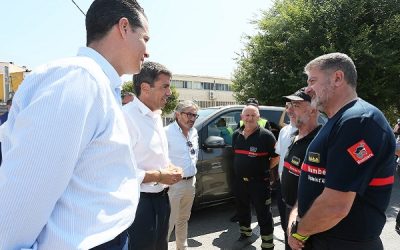 La Diputación invertirá más de tres millones de euros en el nuevo parque de bomberos de Elda
