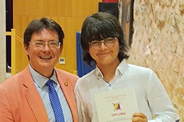 El joven pianista sajeño Gonzalo Barceló, obtiene el tercer premio en el concurso internacional de Sigüenza