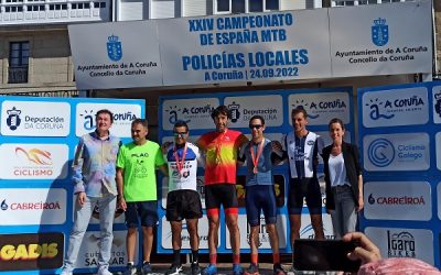 El sajeño Felipe Cutillas consigue el bronce en el Campeonato de España de Mountain Bike para Policías Locales