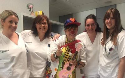 La asociación Dr. Clown retoma su actividad en el Hospital de Elda