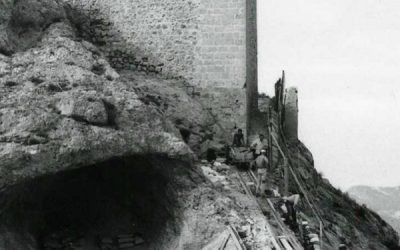 La restauración del Castillo de Sax en 1967