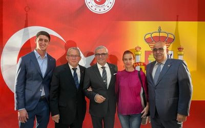 Ciudadanos sajeños vuelven a participar en la festividad del Día de Turquía en Madrid
