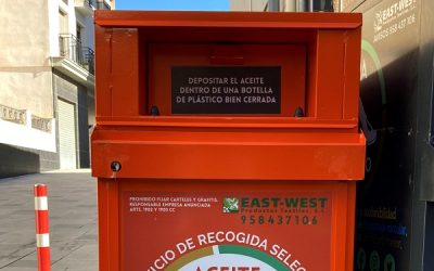 Sax instala una decena de contenedores de recogida de aceite doméstico usado en la vía pública