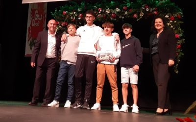 Sax celebró la vigesimosexta edición de la Gala del Deporte, un homenaje a deportistas y clubs