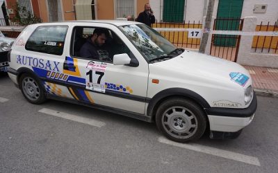 Roza el pódium, uno de los dos equipos sajeños que participaban en el Rallye de Nadal El Campello