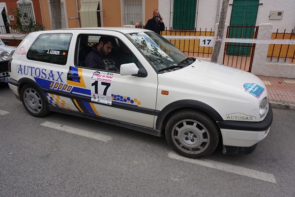 Roza el pódium, uno de los dos equipos sajeños que participaban en el Rallye de Nadal El Campello