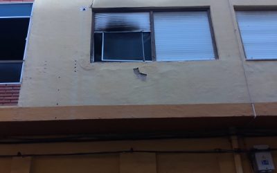 Se declara un incendio en Sax después de que un hombre asara castañas en una habitación