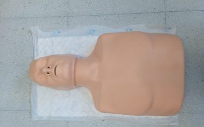 Los escolares de Sax reciben talleres de RCP por medio de personal del Centro de Salud de Sax