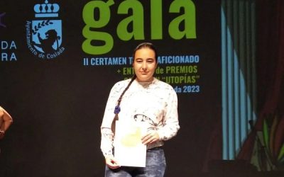 La sajeña Carmen Galvañ Bernabé, premiada con su relato ¿Monólogo sin respuesta?, en Madrid
