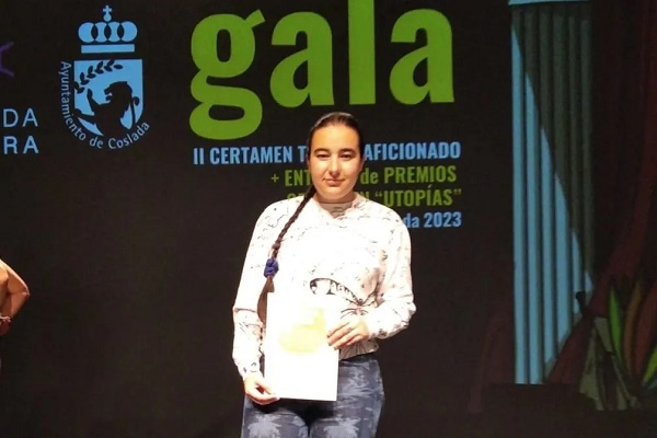 La sajeña Carmen Galvañ Bernabé, premiada con su relato ¿Monólogo sin respuesta?, en Madrid