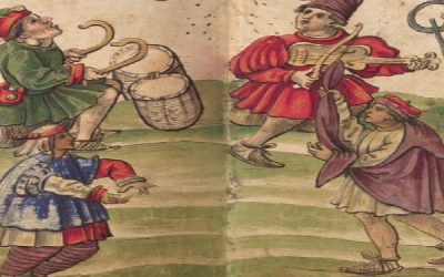 Los músicos en las procesiones de la Pascua de Resurrección del Siglo XVI