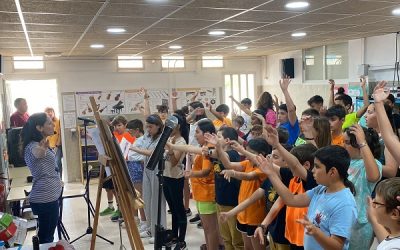 «L’Escola Canta» llega a Sax de la mano del CEIP Cristóbal Colón y la Unión Musical