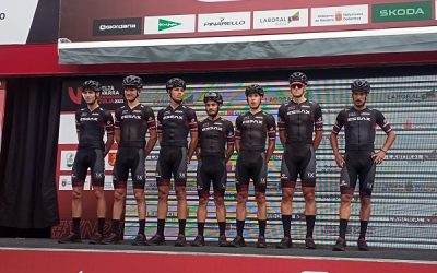 Corredores del equipo ESSAX del Club Ciclista Sax participan en el Campeonato de España en ruta en Madrid