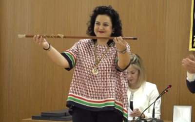 La villa de Sax constituye la nueva corporación municipal con Laura Estevan Antolín reelegida como alcaldesa por mayoría absoluta