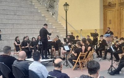 La Banda Escuela de los Sones de Sax realiza este fin de semana sus intercambios musicales en Aspe y Sax