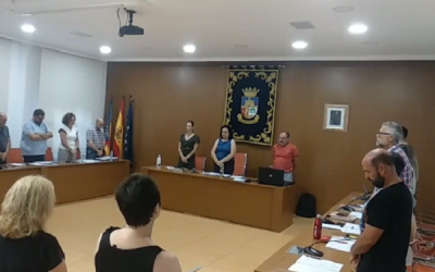 Sesión plenaria ordinaria en el Ayuntamiento de Sax convocada para el jueves 26 de septiembre