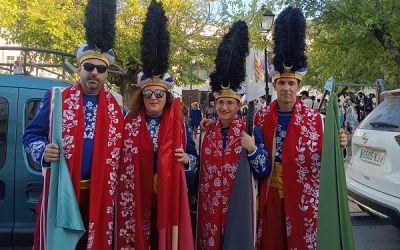 Los Moros de Sax en el 50 aniversario de las fiestas de Camp de Mirra
