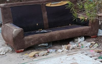 Partidas rurales, parajes y pinadas de Sax se llenan de vertidos ilegales
