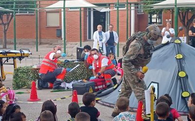 Una nave extraterrestre aterriza en Sax, concretamente en el CEIP Alberto Sols