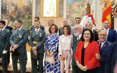 Sax celebró el día de la hispanidad y de la festividad de la Virgen del Pilar, patrona del Cuerpo de la Guardia Civil desde 1913