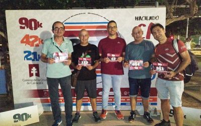 Participación sajeña en la prueba de ultrafondo de los “90K Camino de la Cruz”