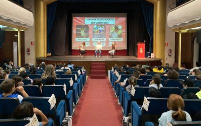 El colegio Alberto Sols de Sax organiza el “I Certamen Deportivo” en el que invita a tres referentes deportivos para que interactúen con el alumnado de primaria