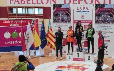 Pódium para una sajeña en la prueba de 10 Kilómetros de la XXXVII Media Maratón de Aspe