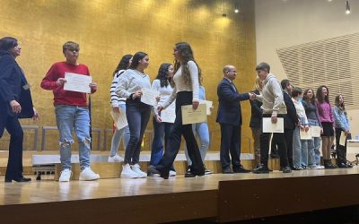 Educación premia a nueve alumnos sajeños por su rendimiento académico en el curso 21/22