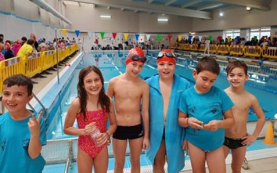 La piscina de Sax acogió la Tercera jornada de la liga Benjamín de Natación