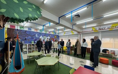 Visitas de grandes personalidades representantes de la Educación en el colegio Alberto Sols de Sax