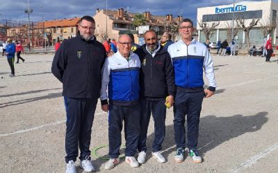 El Club Petanca Sax se despide del Campeonato Autonómico de Tripletas