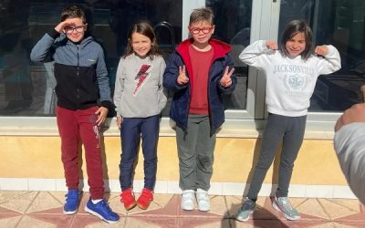 Gran actuación del Club Natación Sax en la tercera jornada de la liga prebenjamín de natación