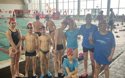 Buen debut para los nadadores del Club Natación Sax en la 4ª Jornada alevín y benjamín celebrada en Villena