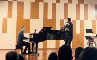 Sax representada en el Proyecto Música Viva con sonido de clarinete, violín y piano