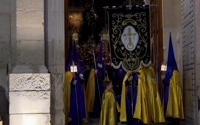 Las imágenes de la Semana Santa sajeña salieron a la calle en sus días grandes