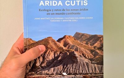 Presentación en Sax del libro `Arida cutis. Ecología y retos de las zonas áridas en un mundo cambiante´