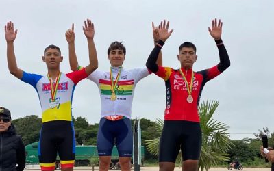 Un corredor del Club Ciclista Sax, logra los títulos de campeón júnior de Bolivia de ruta y contrarreloj