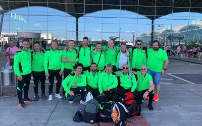 Los veteranos de la Unión Deportiva de Fútbol Sax viajan a Alagón para jugar un partido solidario