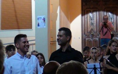 Dos directores sajeños y sus bandas hicieron disfrutar a Sax en la Campaña de Intercambios Musicales