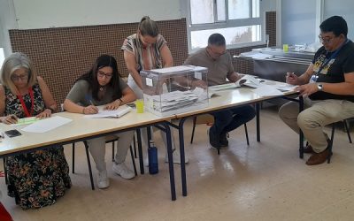 La ciudadanía sajeña ejerció su derecho democrático en las elecciones europeas 2024